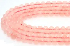 ローズクォーツ Ａ級 6mm玉 一連 手作りにオススメ！ 天然石 パワーストーン