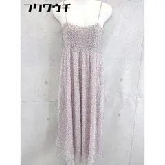 ◇ Another Edition アナザーエディション 総柄 ワイドパンツ キャミソール オールインワン ピンク レディース 【1103050007346】のサムネイル