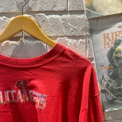 古着  L Majestic 赤　ロングTシャツ