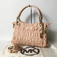 2508-258｜マイケルコース 2WAY ハンドバッグ ピンクベージュ