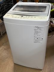 分解洗浄済み アクア 6k全自動洗濯機 フロストシルバー AQW-S6PBK(FS)　2024年製　店舗管理番号ｍ