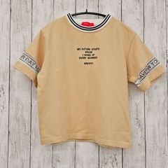 【 repipi armario 】レピピアルマリオ ソデメッシュエリロゴTシャツ