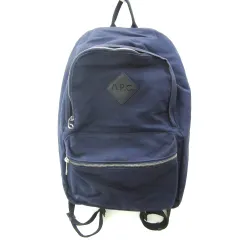 アーペーセー A.P.C. リュックサック バックパック デイパック キャンバス ネイビー 紺 /YM12 ■GY19のサムネイル