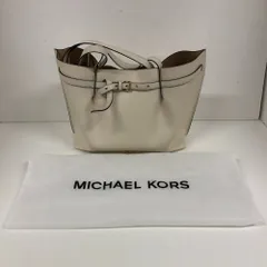 08w9739 マイケルコース Michael Kors  エミリア EMILIA EW トートバッグ ラージ ホワイト 【中古品】