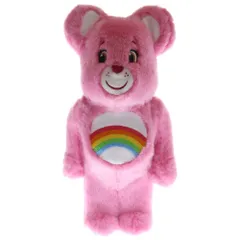 MEDICOM TOY (メディコムトイ) BE@RBRICK Cheer Bear Costume Ver. 400% Care Bears ベアブリック チアベア ぬいぐるみ フィギュア 人形 ケアベア ピンク