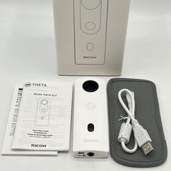 【美品】リコー THETA SC2 360度カメラ ホワイト シータ 全天球 本体