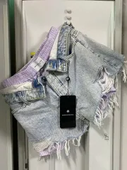 Alexander Wang(アレキサンダーワング) ローライズ デニム ショートパンツ