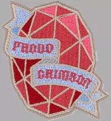 【中古】バッジ・ビンズ 黒崎蘭丸(宝石モチーフ) 「劇場版 うたの☆プリンスさまっ♪ TABOO NIGHT XXXX トレーディングワッペン」 劇場グッズ