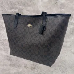 84.COACH シティトート シグネチャー キャンバス【併売品】