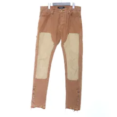 Mlvince メルビンス　デニムパンツ　ブラウン　30 中古・古着通販】MLVINCE (メルヴィンス) 加工デニムパンツ
