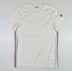 モンクレール 首刺繍 ワッペン ホワイト S 白 Tシャツ 5S73 - メルカリ