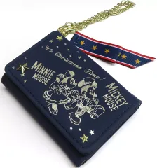 【中古】財布・パスケース ミッキー＆ミニー(イッツ・クリスマスタイム!) パスケース 「ディズニー・クリスマス2019」 東京ディズニーシー限定
