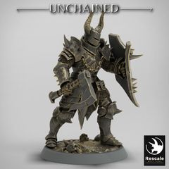 Rescale Miniatures | LightSoldier AxeStand（プレーンベース）32mm | 3Dプリント ミニチュア TRPG