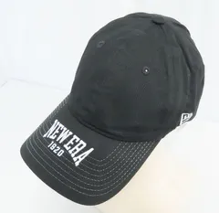 NEW ERA ニューエラ バイザー ロゴキャップ 9TWENTY ブラック☆0902-911/プラス・YS