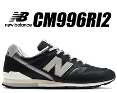 New Balance 996 ブラック レザースニーカー 25.5 本革 黒 New Balance M996MUA Black All Leather ニューバランス 996 黒
