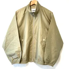 80s！90s！ヴィンテージ！(^w^)b U.P renoma ユーピーレノマ ジップアップ ブルゾン ジャケット スウィングトップ 古着 アメカジ トップス ライトブラウン メンズ 男性 サイズ Mのサムネイル