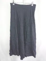 ◇ Θ JOURNAL STANDARD ジャーナルスタンダード リネン系 マキシ フレアー スカート サイズM ブラック レディース E  【1409100037357】