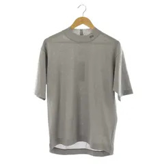 ラコステ LACOSTE 5分袖モックネックサマーニットTシャツ ワッペン 002 グレー /MY ■OSのサムネイル