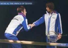 【中古】コレクションカード(男性) No.03：三津谷亮(不二周助)・河村隆(矢口空)/一番くじV ミュージカル『テニスの王子様』