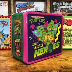Teenage Mutant Ninja Turtles VINTAGE LUNCH BOX ミュータント タートルズ ランチボックス お弁当箱 収納ボックス アメリカン雑貨
