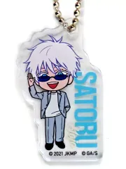 【中古】キーホルダー 五条悟 「呪術廻戦カフェ2024 劇場版 呪術廻戦 0 ミニキャラアクリルキーホルダー」