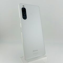 美品 バッテリー良好 Xperia10Ⅴ SO-52D 256G ホワイト SIMフリー(simロック解除済) 白ロム 中古 本体 動作確認済  【最短送料無料】M-062