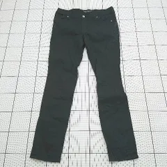 ◇ Θ アーバンリサーチ コットン100％ ストレートストレッチパンツ サイズ38 ブラック系 レディース E  【1508260027403】