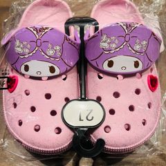 マイメロディ　サンダル　クロックス　女の子　キッズ　21cm　ピンク　マイメロサンダル