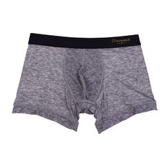 Gravevault グレイブボールト ショート Plain 杢グレー ボクサーパンツ メンズ 下着 無地 シンプル 定番 ツルツル 芸能人 ブランド 正規品 パンツ インナー ローライズ ギフト 男性 速乾