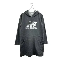 New Balance◆ワンピース パーカー スウェット  ニューバランス  プリント グレー系  レディース サイズ L 6