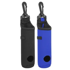 【新品未使用品】PATIKIL ゴルフボールキャリーバッグ 2個 ゴルフティーホルダーポーチ ポータブルネオプレン製 ゴルフボールホルダー クリ ップ付き 男性と女性 収納ギフト 2色 1