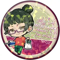 【中古】バッジ・ピンズ 禪院真希 「呪術廻戦 トレーディングホログラム缶バッジ 夏休みver.」