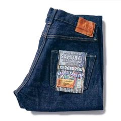 SAMURAIJENS☆S500AX18oz☆藍＋☆ポケットステッチ有☆34 - メルカリ