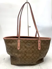 美品　コーチ　メッセンジャーバッグ　シグネチャー　キャンバス　レザー　斜め掛け 美品 COACH コーチ ショルダーバッグ 斜め掛け シグネチャー