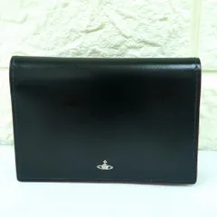 ヴィヴィアンウエストウッド 名刺入れつ 黒×紺 新品 アドヴァン オーブ レザー 67-q7329_1.jpg