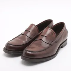美品 TOD'S トッズ レザー ローファー ブラウン 革靴 靴 シューズ 6 1/2 25.5cm 相当 ビジネス 紳士 本革 茶色 メンズ EEM W31-7【中古】のサムネイル