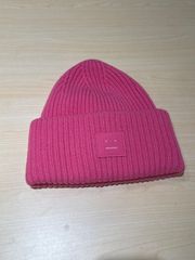 Acne Studios ニット帽 ピンク　OS 56cm