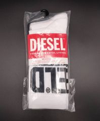 DIESEL(ディーゼル) メンズソックス クルーソックス 3足セット 男性用靴下 E4124