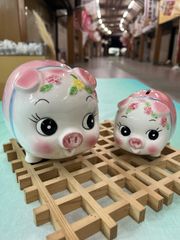 加藤工業 80年台アンティーク 子豚ちゃん貯金箱 レトロ 昭和 - メルカリ