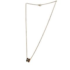 新品未使用 HERMES エルメス Pendant Mini pop H ポップアッシュネックレス ミニ ブラック ローズゴールド金具
