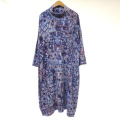 正規品 イタリア製 MaxMara シルク100% 白タグ アート柄 チュニック