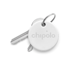 CHIPOLO ONE（ホワイト）チポロワン Bluetooth ロケーター、アイテムトラッカー、紛失防止タグ