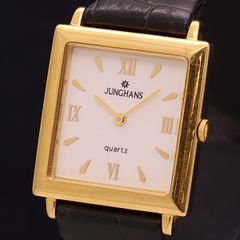 稼働/美品】ユンハンス マイスター JE-106M ローマン ネイビーゴールド