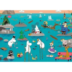 ムーミン ジグソーパズル 川のほとりのピクニック 500ピース