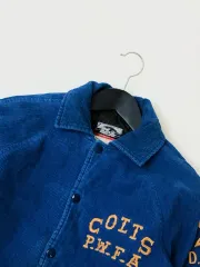 ヴィンテージ 青 コーデュロイ ブルゾン ジャケット