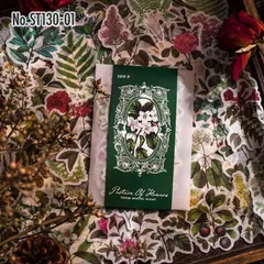 ST130｜コラージュ素材 コラージュ シール フレークシール まとめ売り セット 手帳 手帳素材 手帳デコ