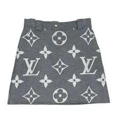 【中古】 LOUIS VUITTON ルイ・ヴィトン モノグラム・ジャイアント フレア スカート 1A91T9 RW212WTUVFLSK25 ウール レディース 24002243 AO