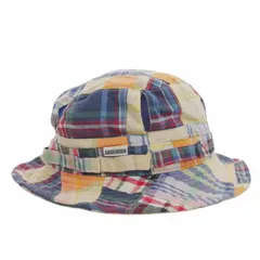 【名作】GOODENOUGH　グッドイナフ　ビッグロゴ　バケットハット GOODENOUGH HEADGEAR グッドイナフ パッチワーク ハット L