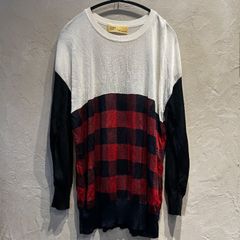 TOGA PULLA トーガプルラ Multi Kolor Knit TP31-XN223 レッド系 トップス size1【代官山04】