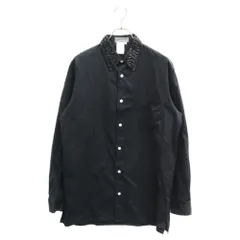 Yohji Yamamoto (ヨウジヤマモト) カラーデザイン フロントポケット ロングスリーブシャツ ブラウス レディース ブラックのサムネイル